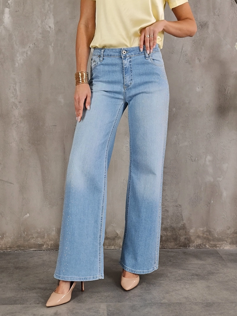 ♡♡です Джинсы голубые арт. 12040 купить в интернет-магазине