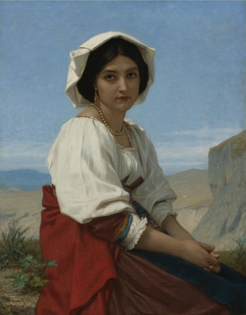 Italian girl. Hugues Merle, 1863 г. Italian girl. Hugues Merle, 1863 г.