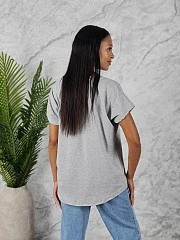 Футболка Mitica&Co. oversize серая, фотография №2