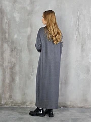 Платье CLOTHÉ вязаное макси графит , фотография №4