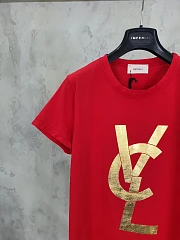Футболка Vicolo с золотыми буквами красная SALE, фотография №2