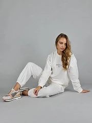 Костюм Vicolo свитшот и брюки молочный, фотография №1