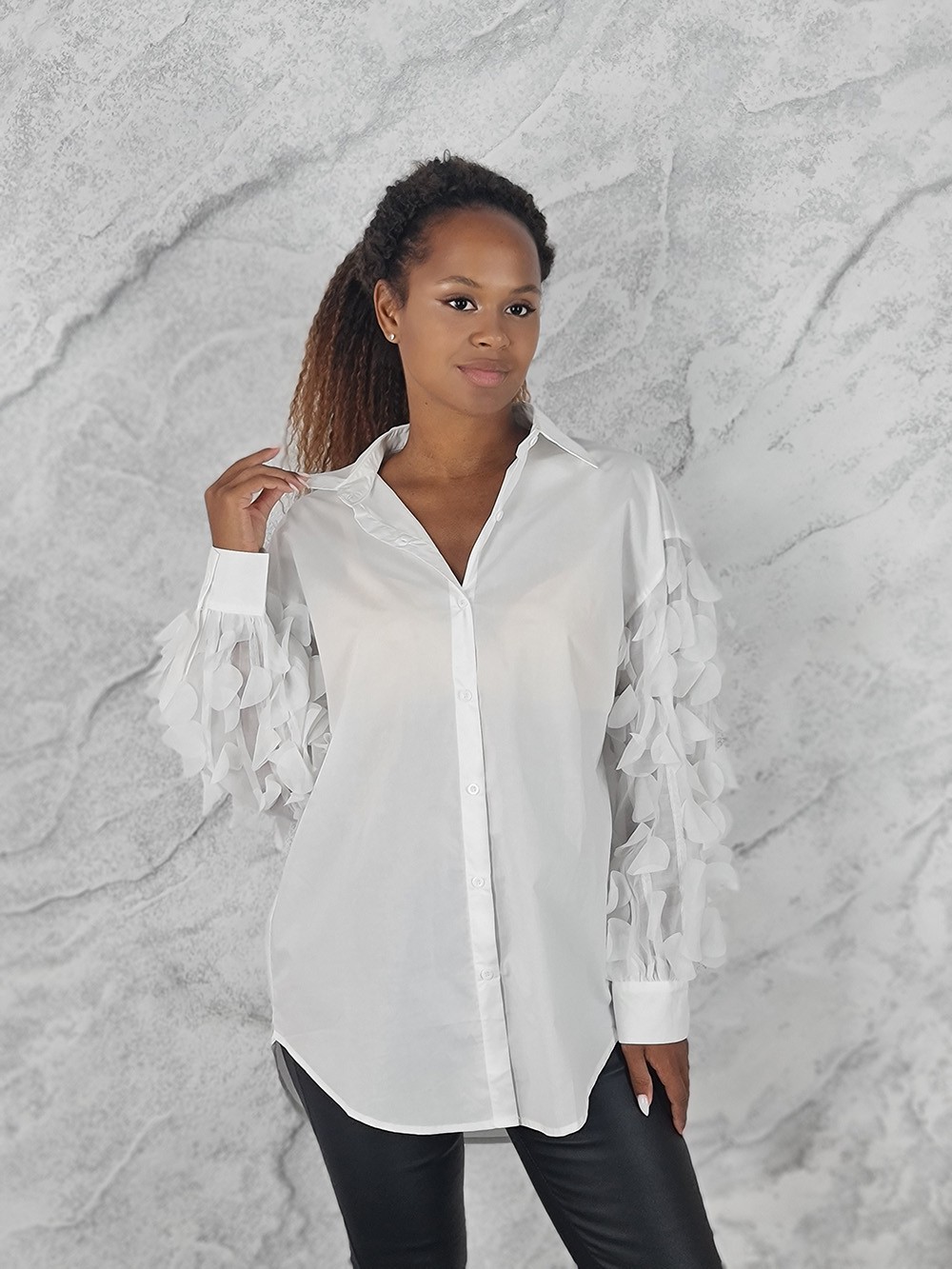 Рубашка Lara белая, фотография №1