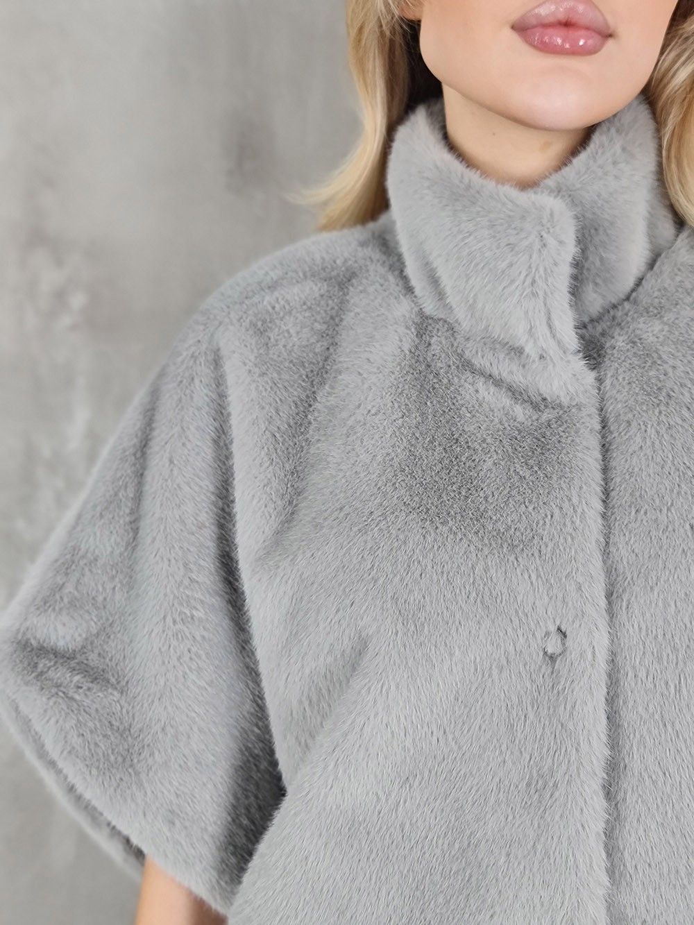 Жилет PAQUITO экомех серый, фотография №5