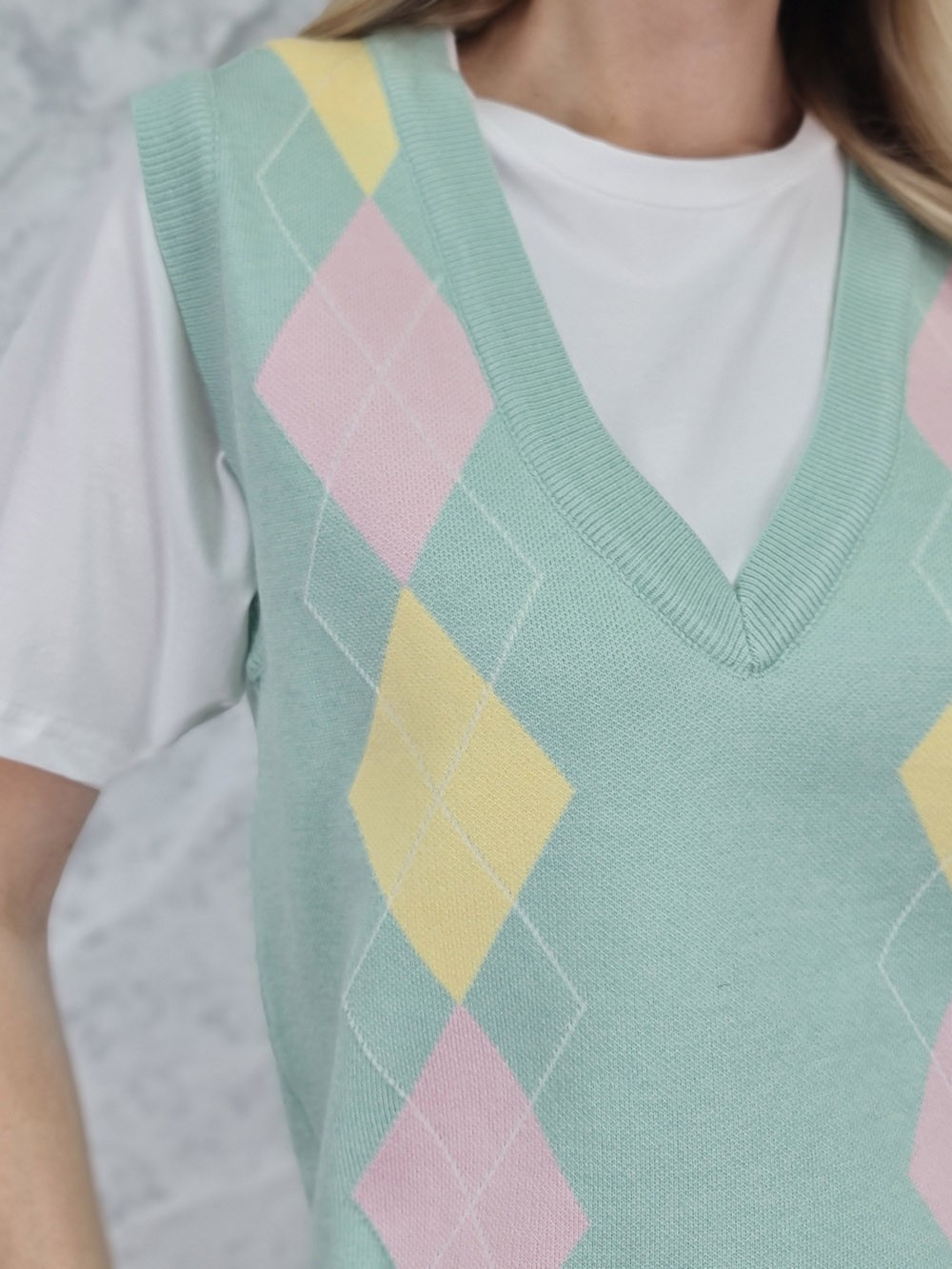 Футболка Lavysh с жилетом ментол, фотография №2