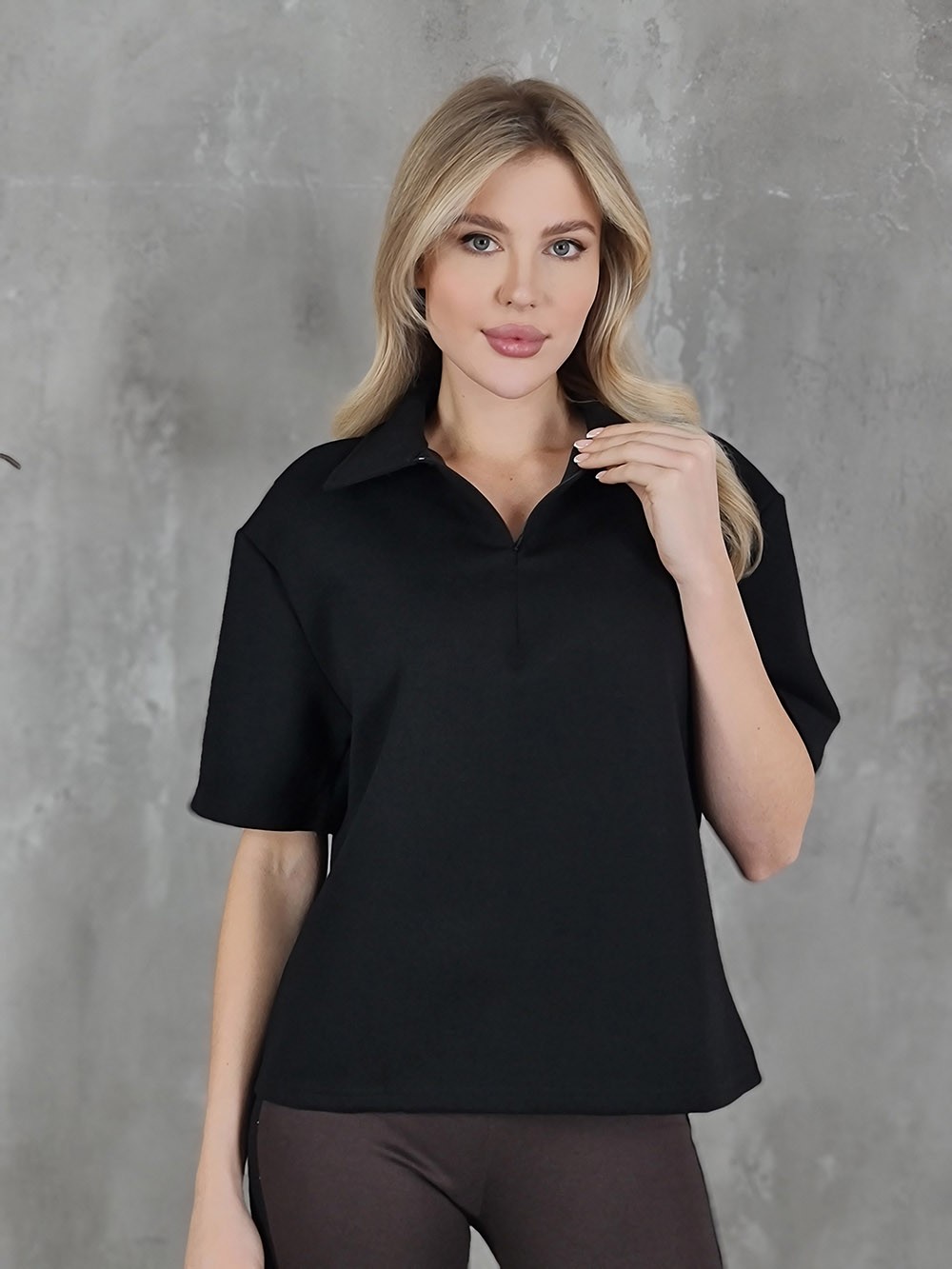 Поло My Star Collection черное, фотография №4