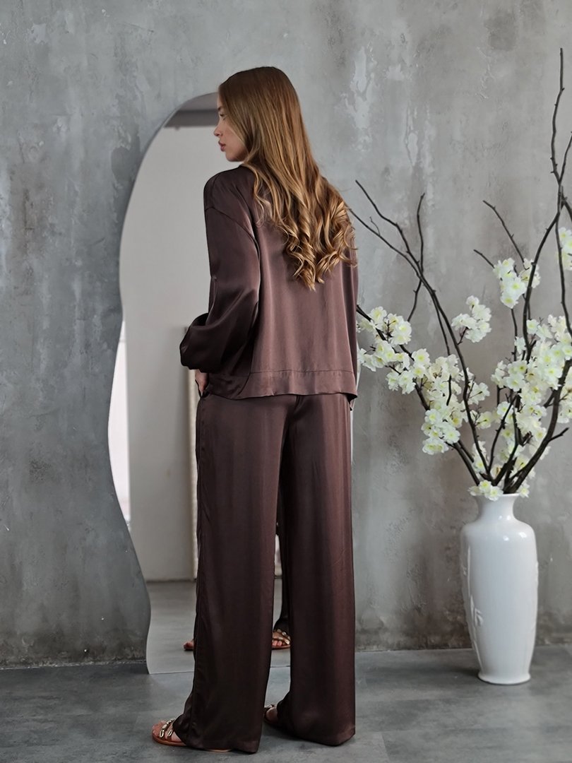 Костюм CLOTHÉ бомбер и брюки шоколад , фотография №2