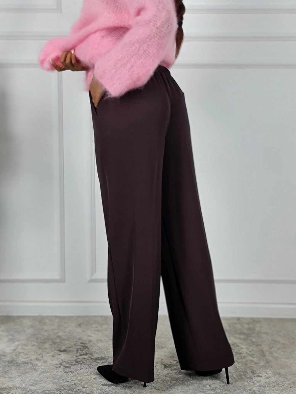 Брюки imperial резинка сзади шоколад, фотография №3