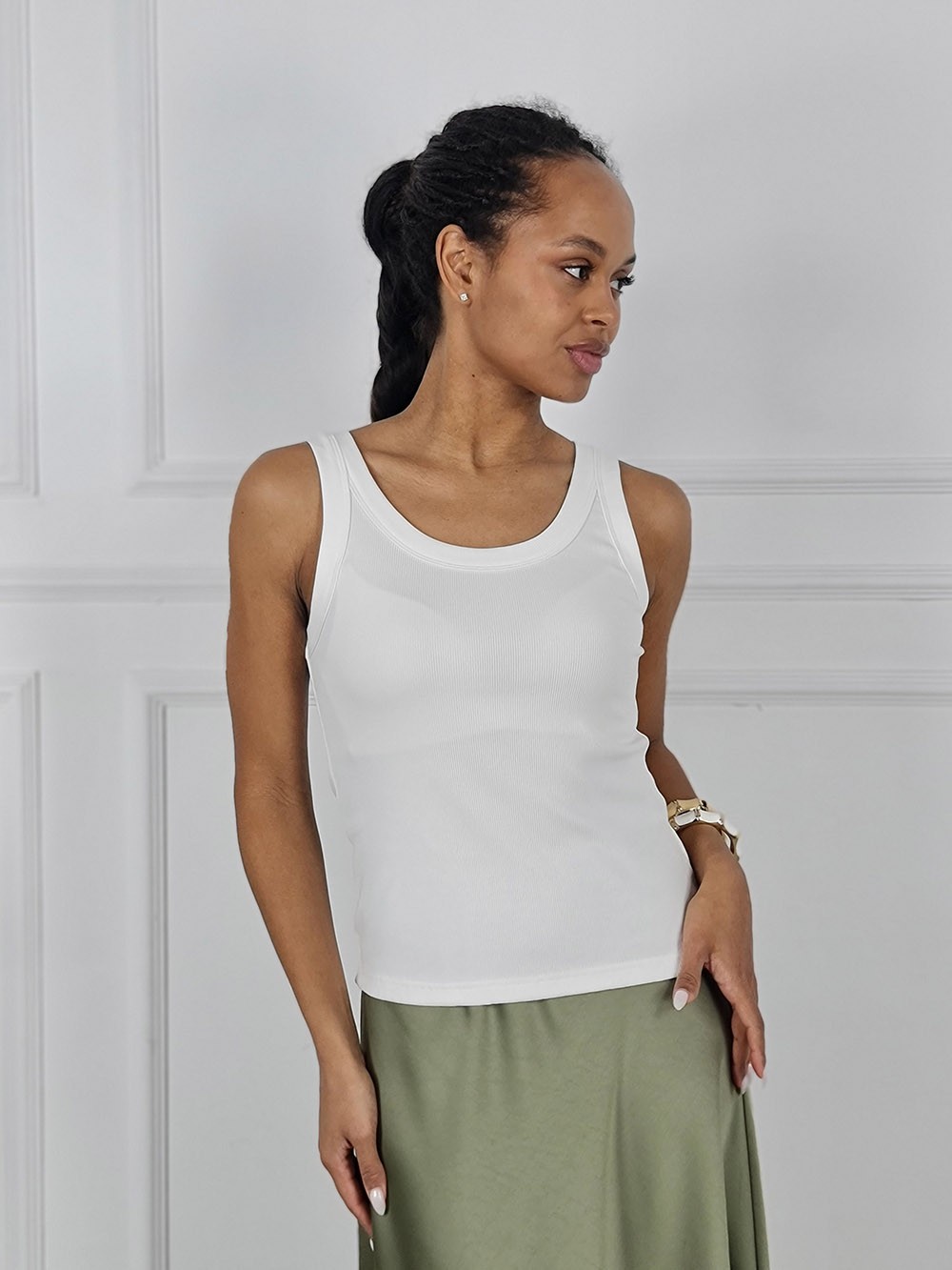 Топ Y Two базовый белый, фотография №2