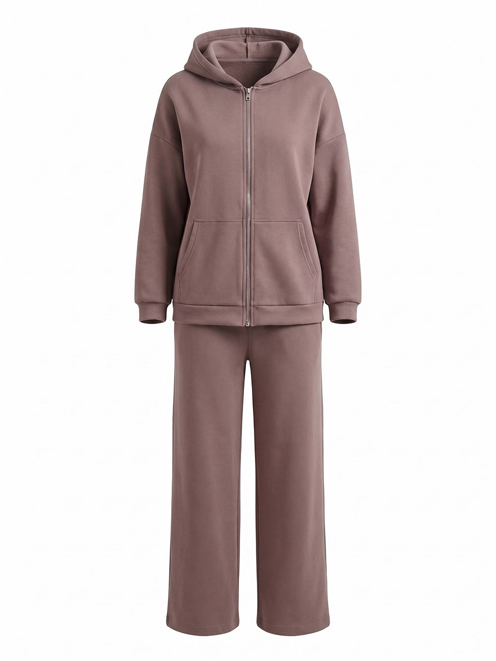 Костюм  CLOTHÉ худи на молнии+брюки тауп, фотография №6