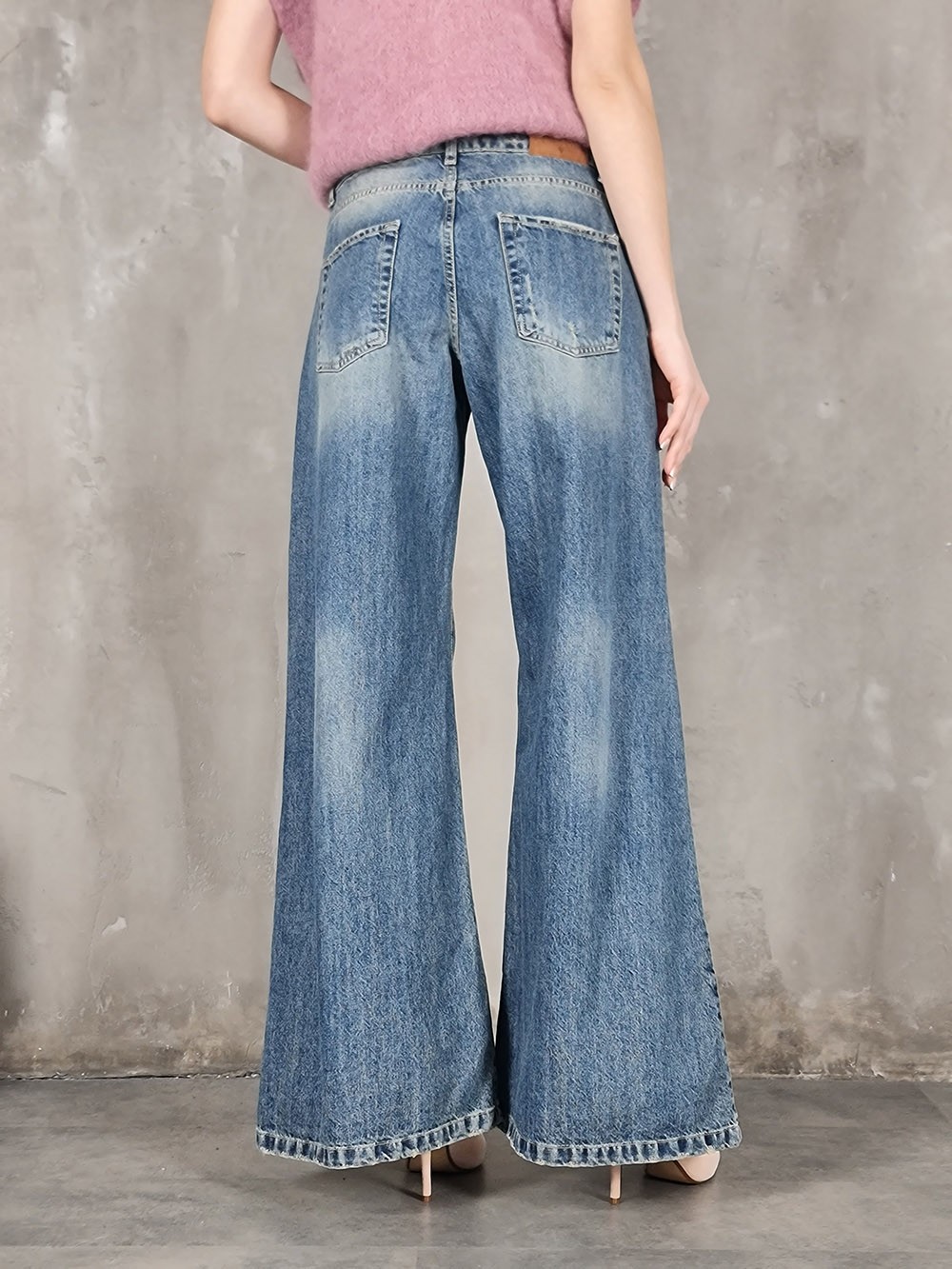 Джинсы Philia loft с потертостями синие, фотография №3