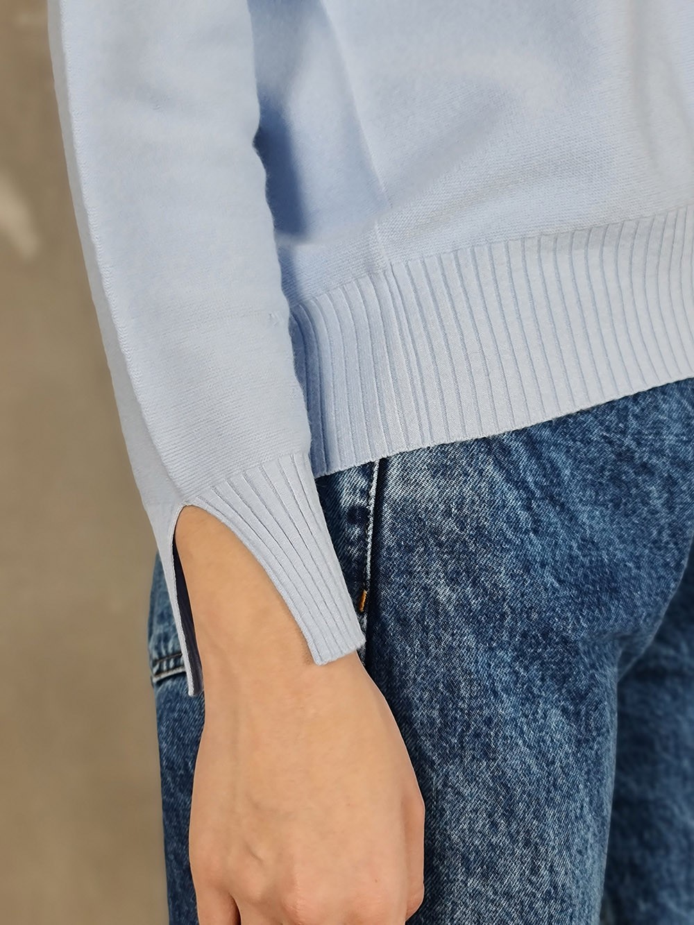 Джемпер Paquito v-вырез голубой, фотография №4