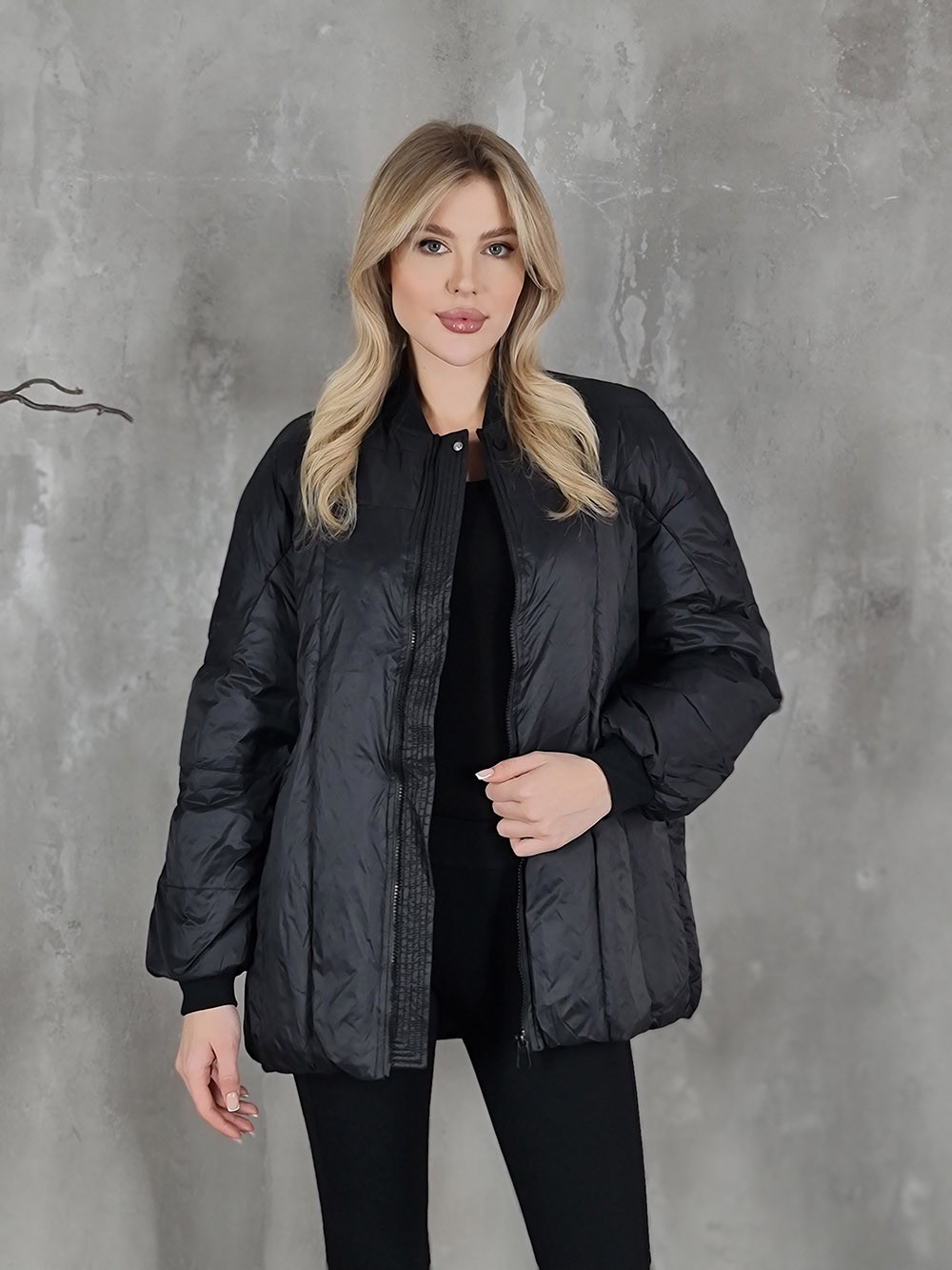 Бомбер My Star Collection черный , фотография №2