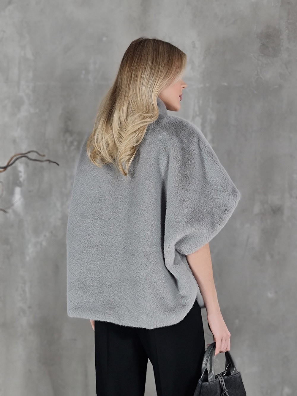 Жилет PAQUITO экомех серый, фотография №4