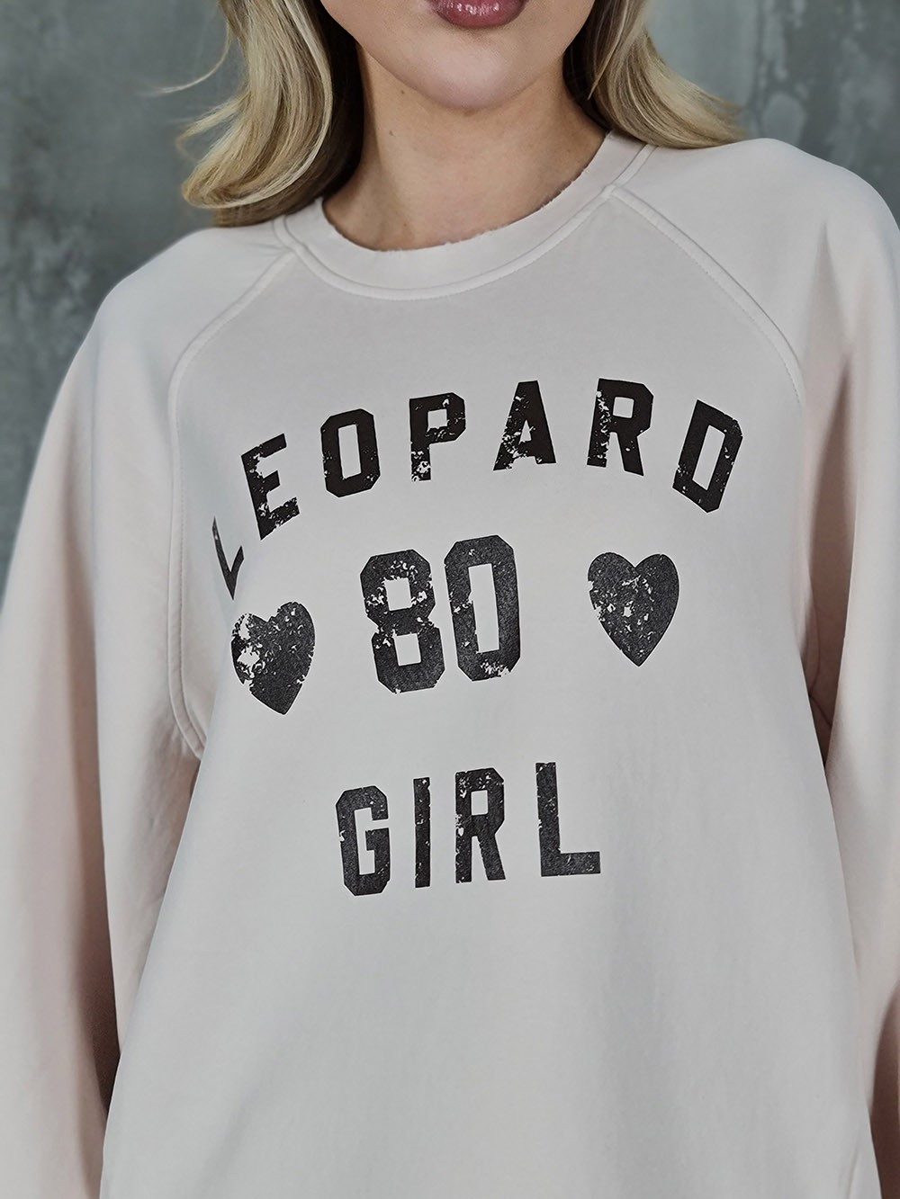 Костюм Philia loft штаны свитшот с надписью пудра , фотография №3