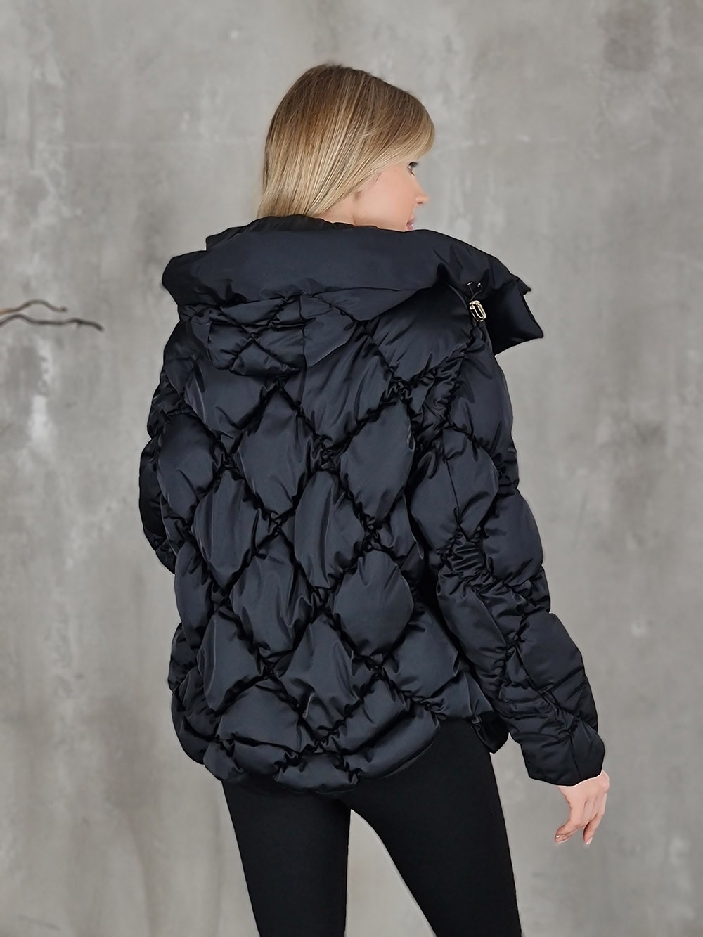 Куртка PAQUITO стеганная черная, фотография №4