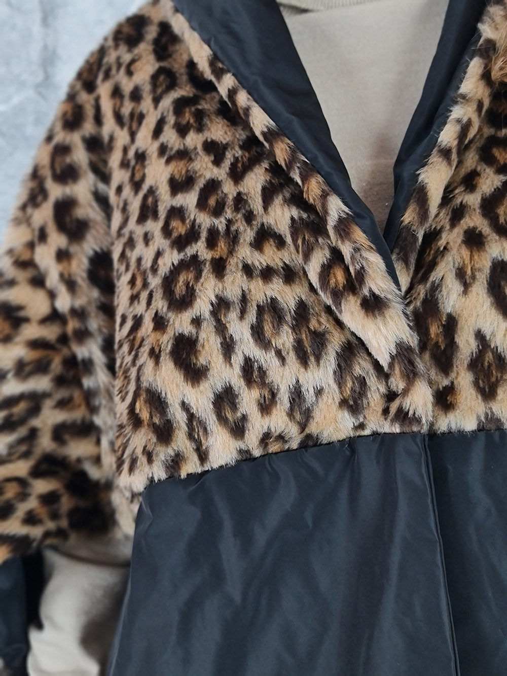 Куртка paquito черная леопард , фотография №4