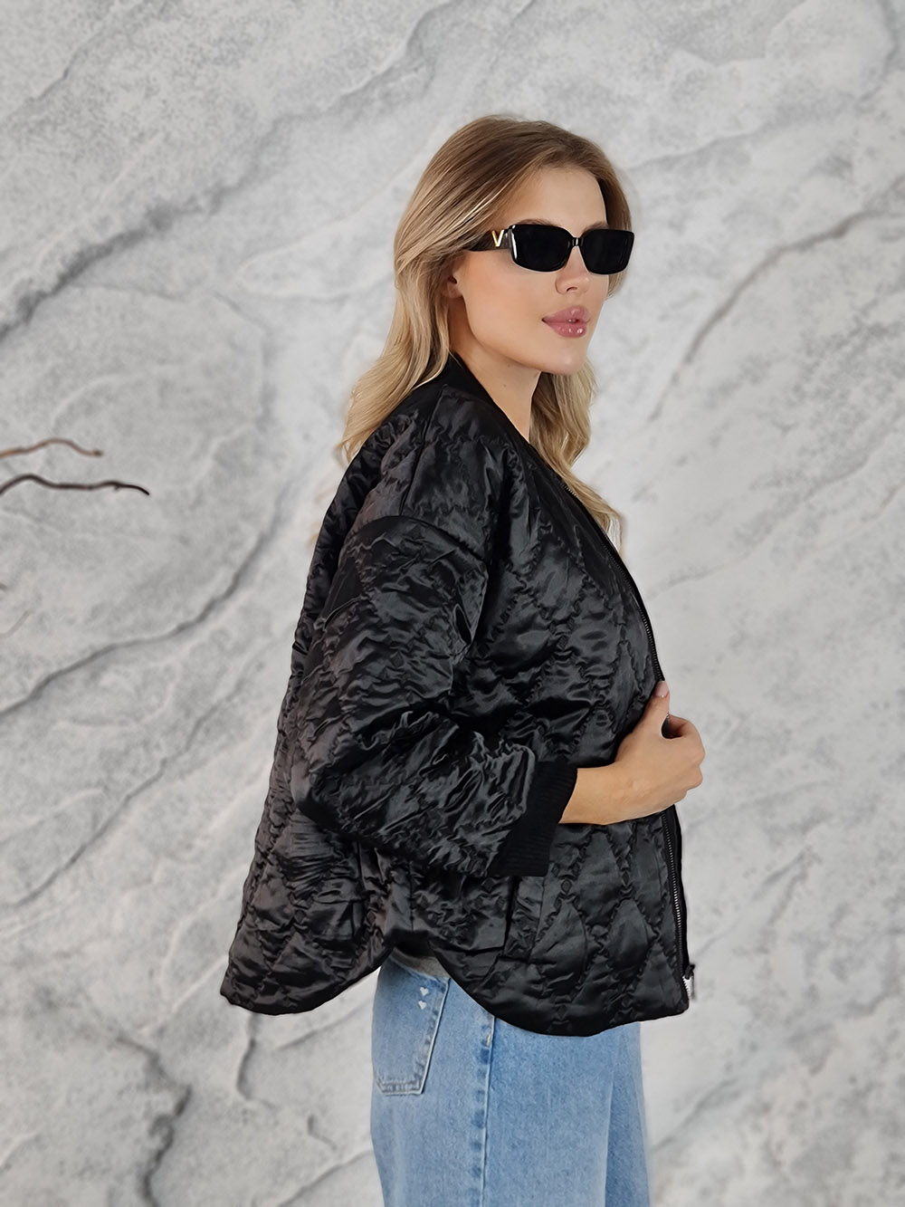 Куртка BEAUTY WOMEN стеганая черная, фотография №3