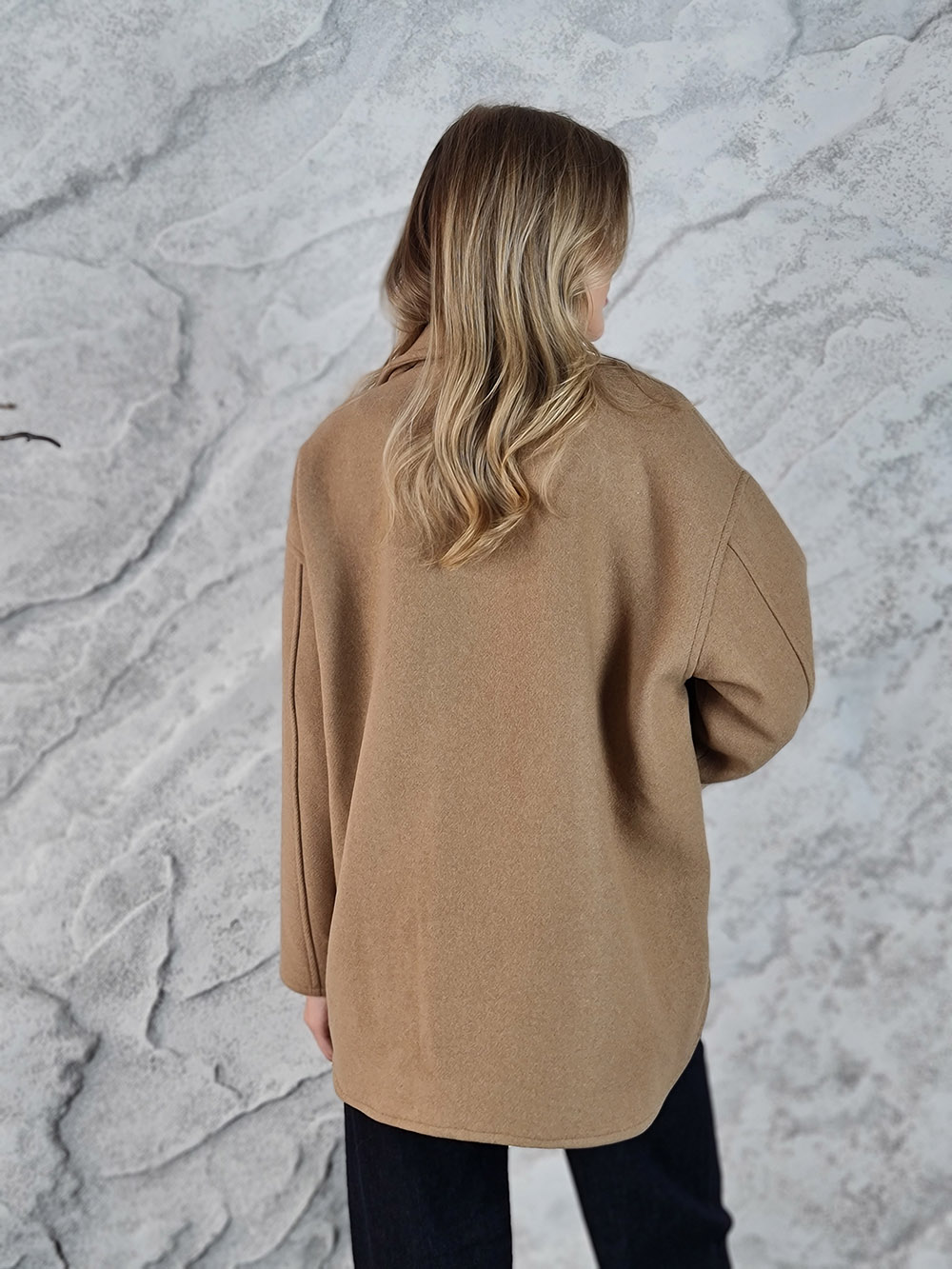 Полупальто CLOTHÉ четыре пуговицы карамель, фотография №3