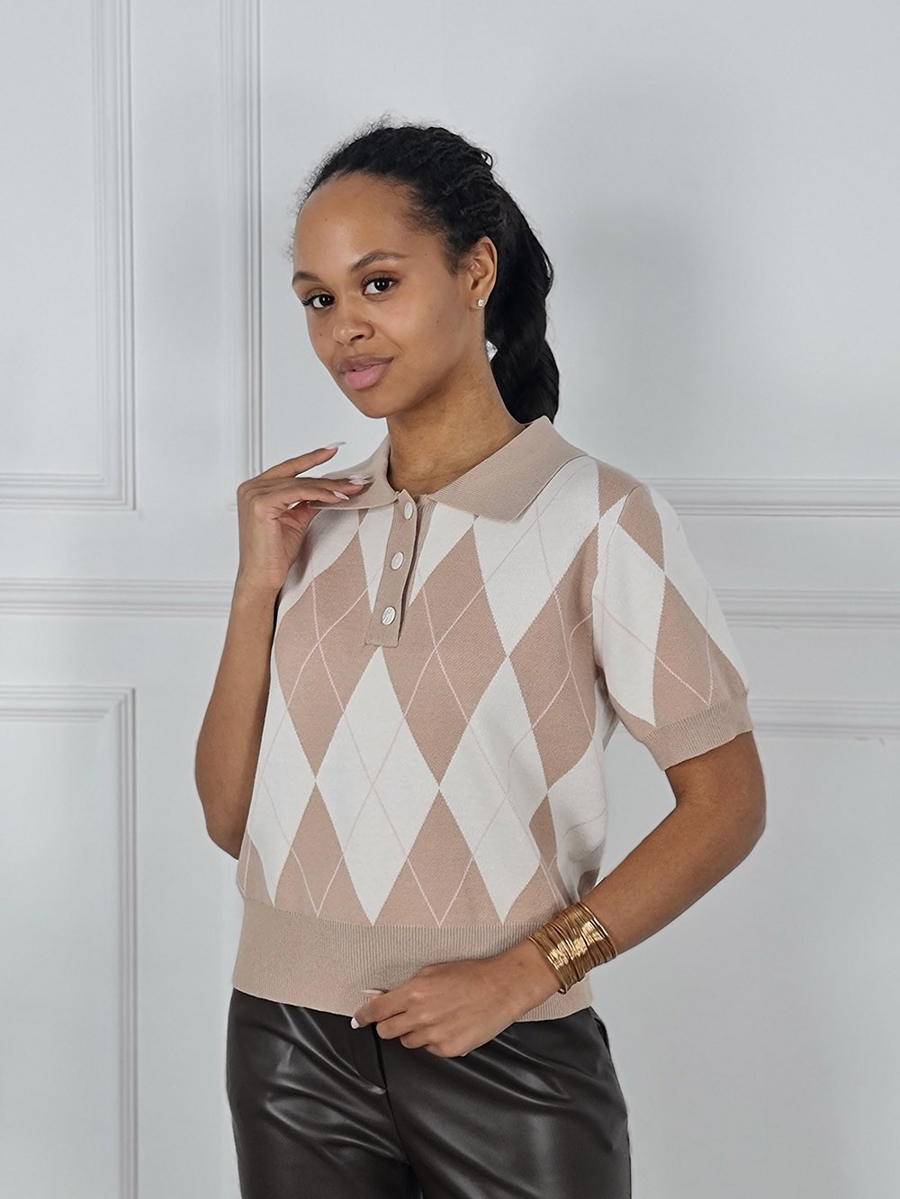 Поло Lavysh бежевое , фотография №1