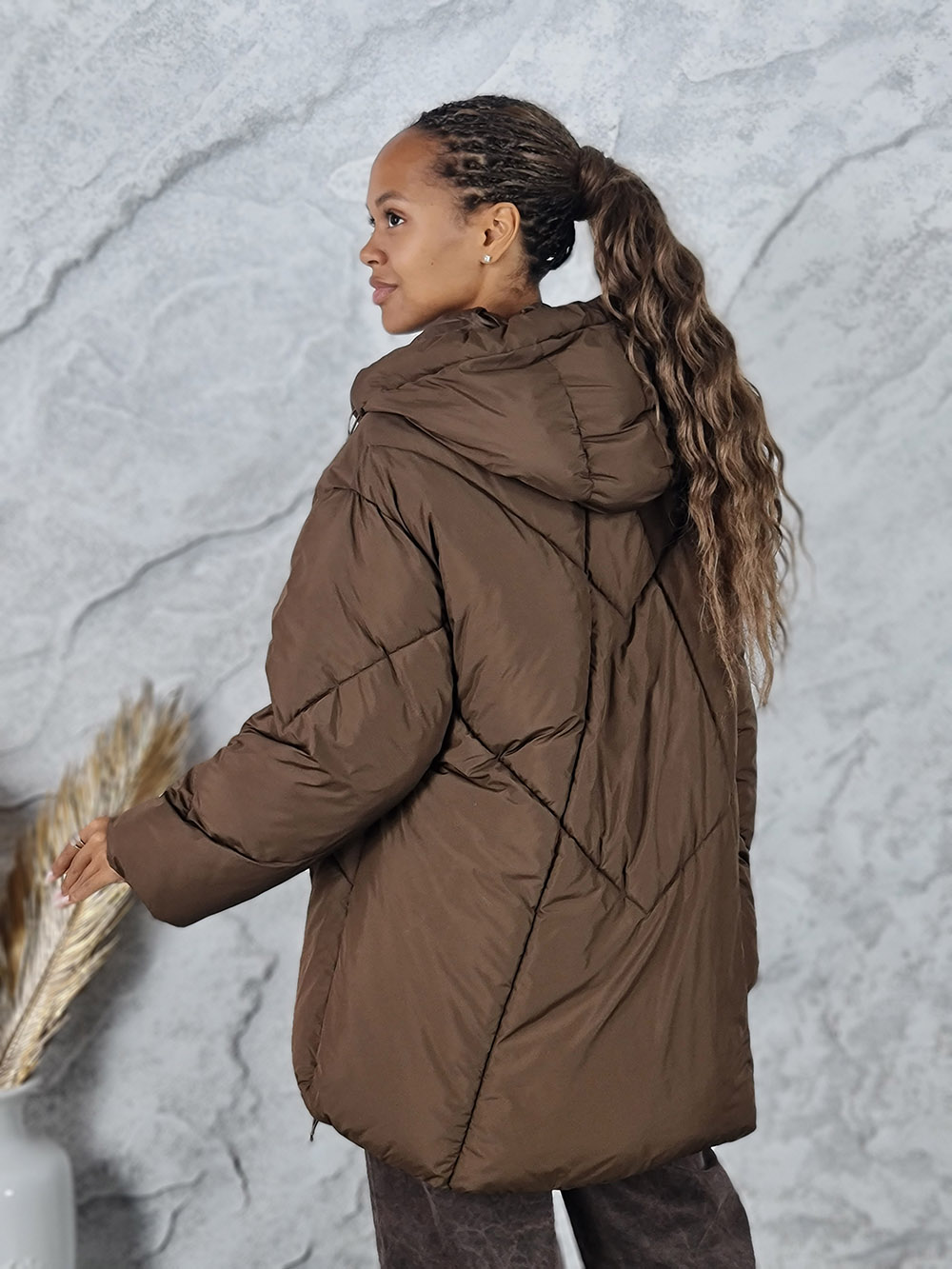 Куртка Please с капюшоном шоколад, фотография №3
