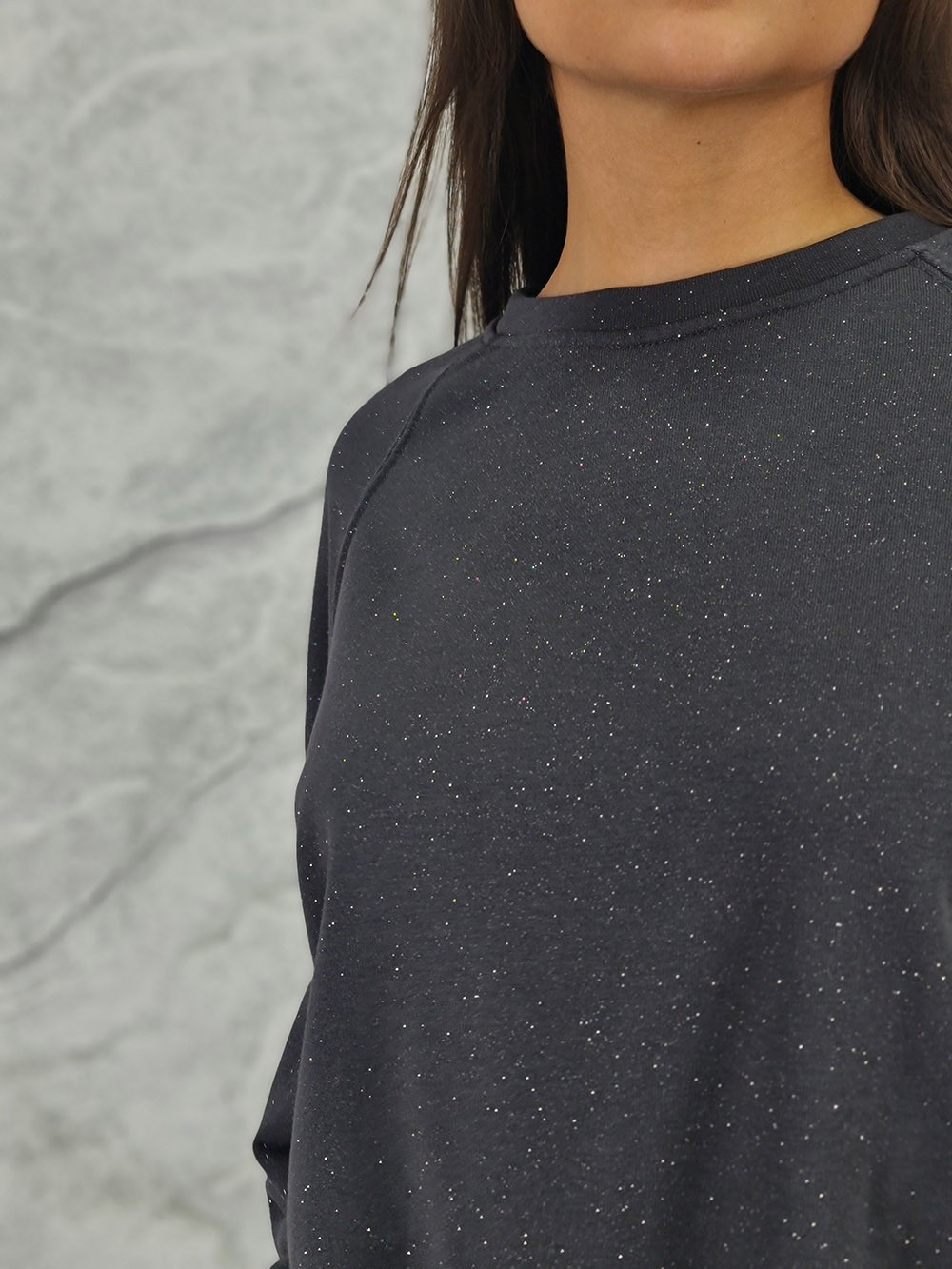 Костюм MOOIJ с блестками свитшот и брюки графит, фотография №4