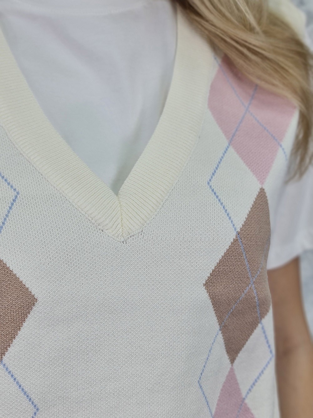 Футболка Lavysh с жилетом молочная, фотография №4