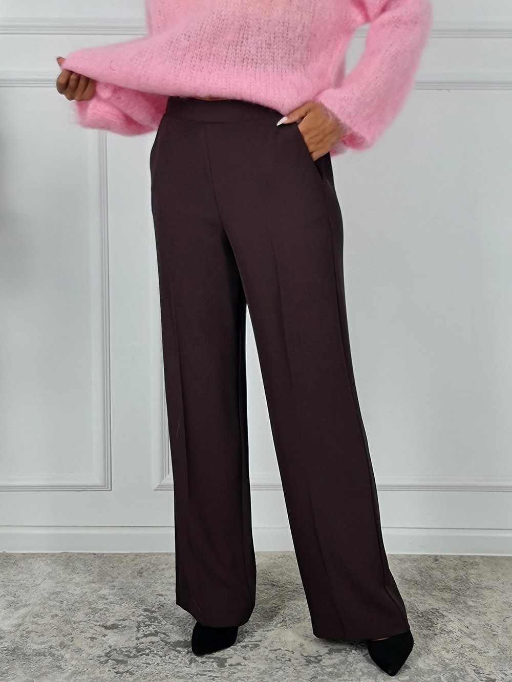 Брюки imperial резинка сзади шоколад, фотография №1