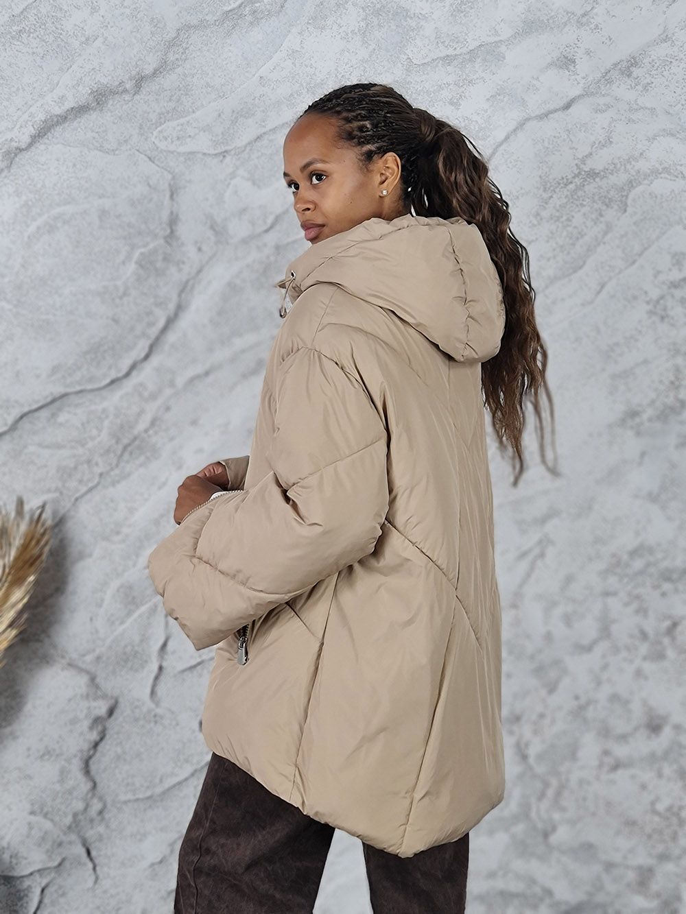 Куртка Please с капюшоном карамельная, фотография №2