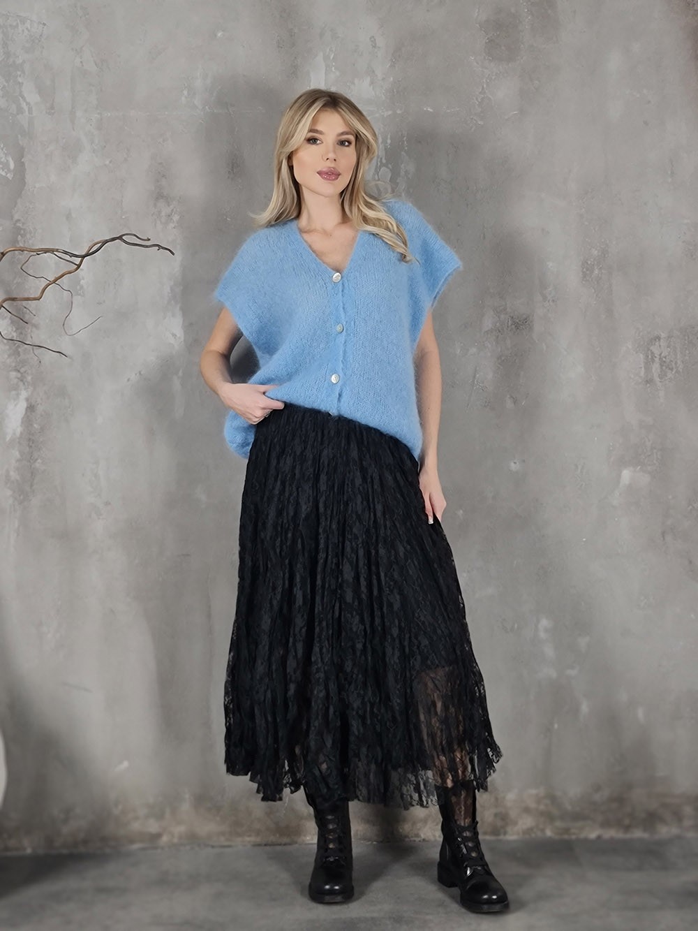 Юбка Mitica&Co. кружевная черная, фотография №2