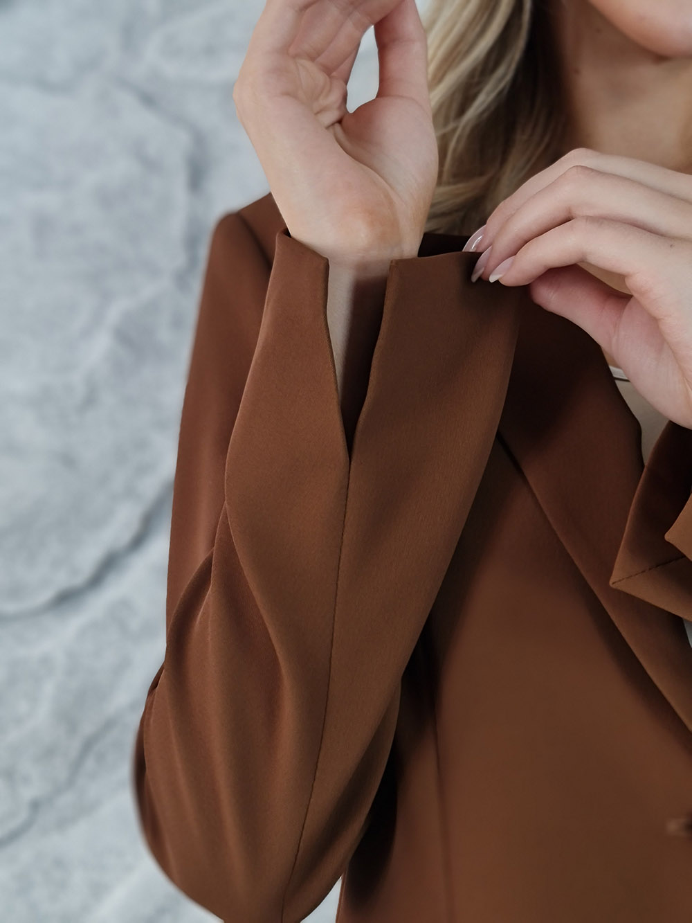 Пиджак Imperial с кармашком карамельный, фотография №3