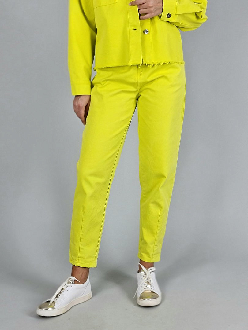 Брюки Nest джинсовые ярко-зелёные, фотография №1