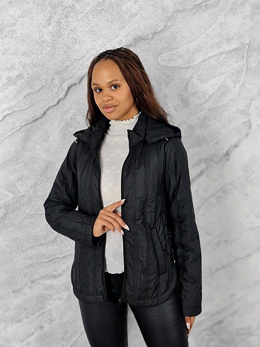 Куртка Monte Cervino с капюшоном черная