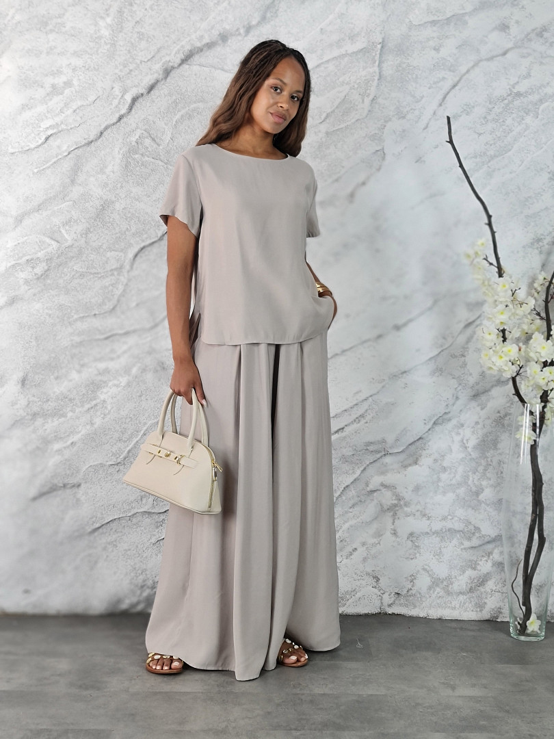 Костюм CLOTHÉ футболка и брюки тауп, фотография №1