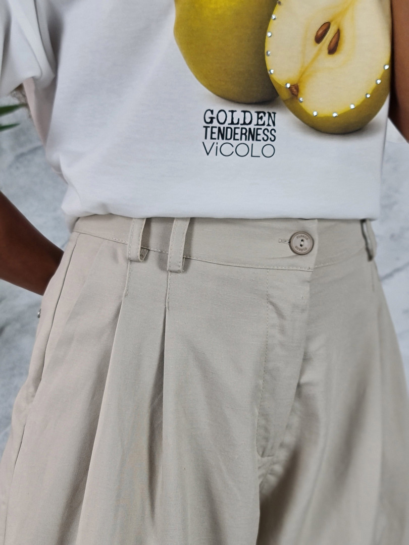 Бермуды Please бежевые, фотография №3