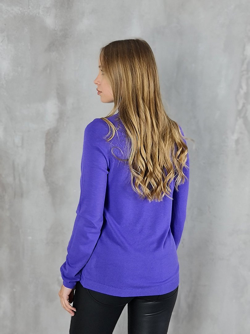 Водолазка Barbara Alvisi фиолетовая (Iris), фотография №2
