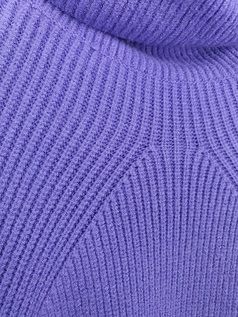 Платье-водолазка J-Clair вязаное лавандовое, фотография №4