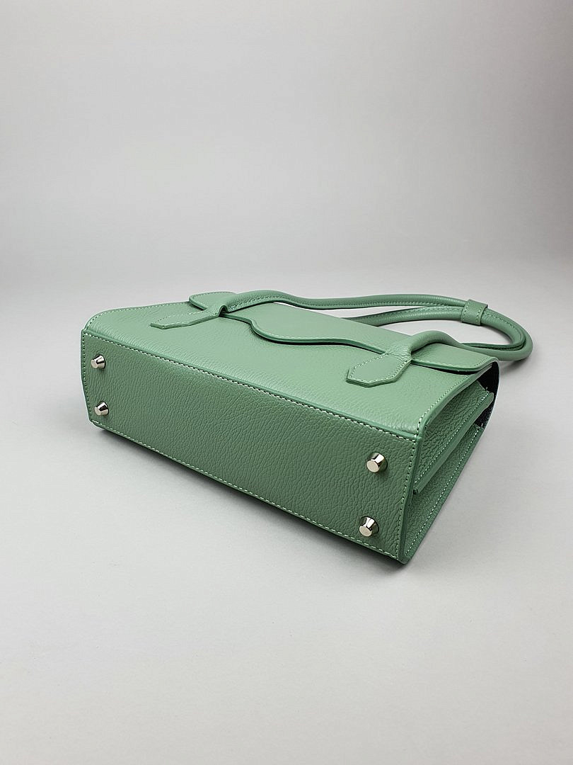 Сумка My Little Italy с длинными ручками зелёная, фотография №6