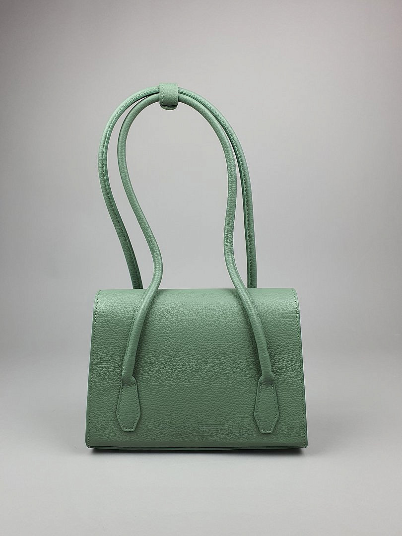 Сумка My Little Italy с длинными ручками зелёная, фотография №2