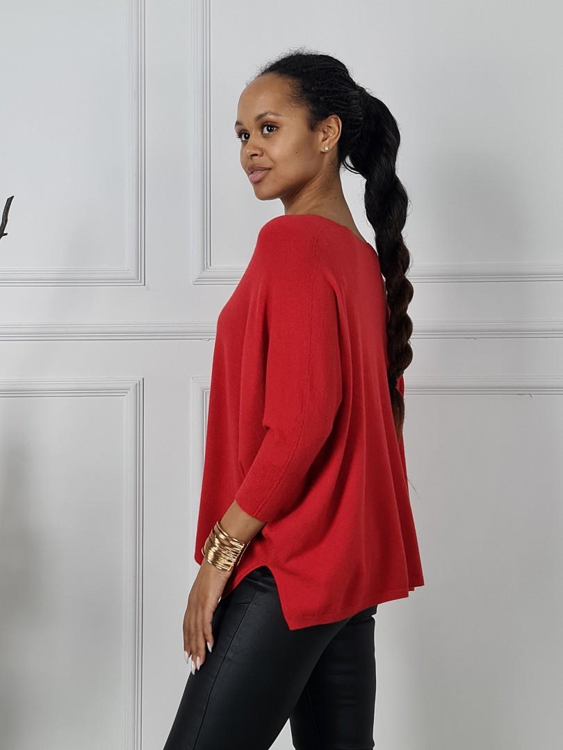 Джемпер Imperial v-вырез красный, фотография №2