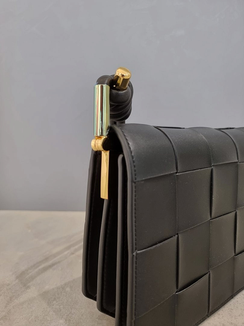 Сумка My Little Italy среднего плетения чёрная , фотография №3