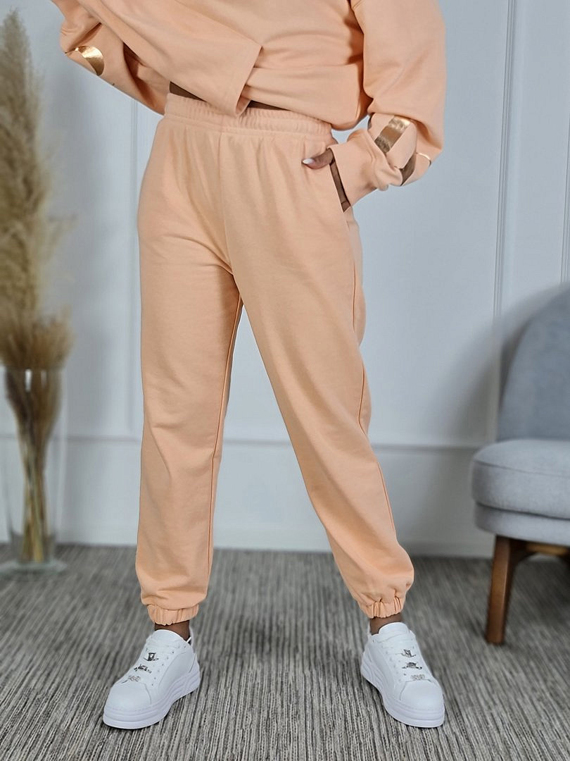 Костюм Imperial спортивный худи и брюки персиковый, фотография №5