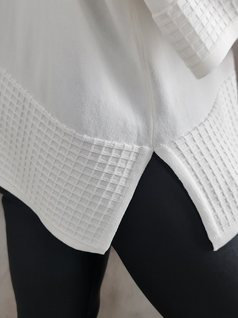 Джемпер BEAUTY WOMEN с декором молния молочный, фотография №4