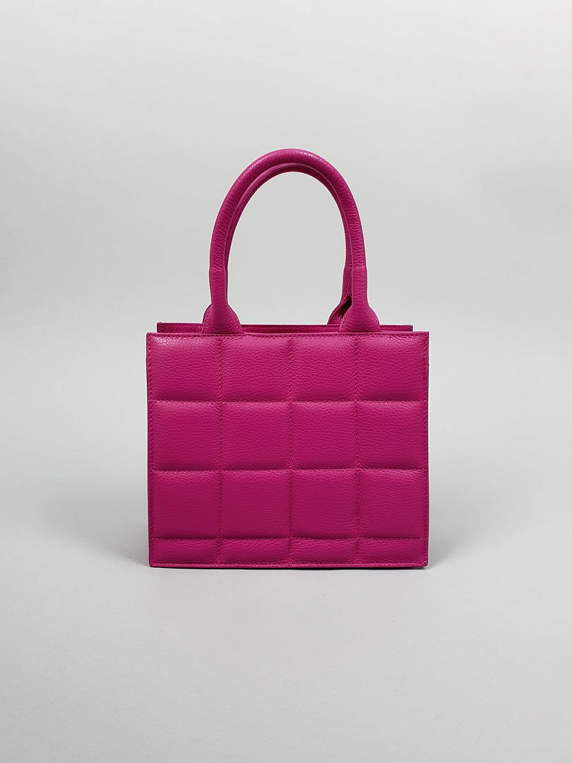 Сумка My Little Italy квадратная стёганая фуксия , фотография №1