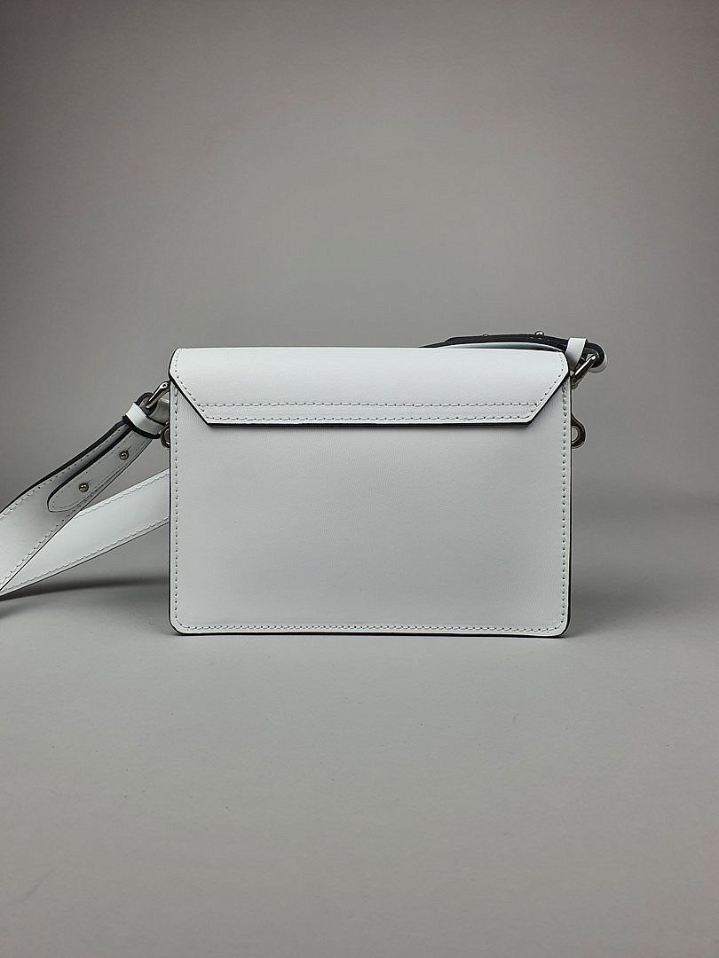 Сумка My Little Italy прямоугольная на широком ремне белая, фотография №3