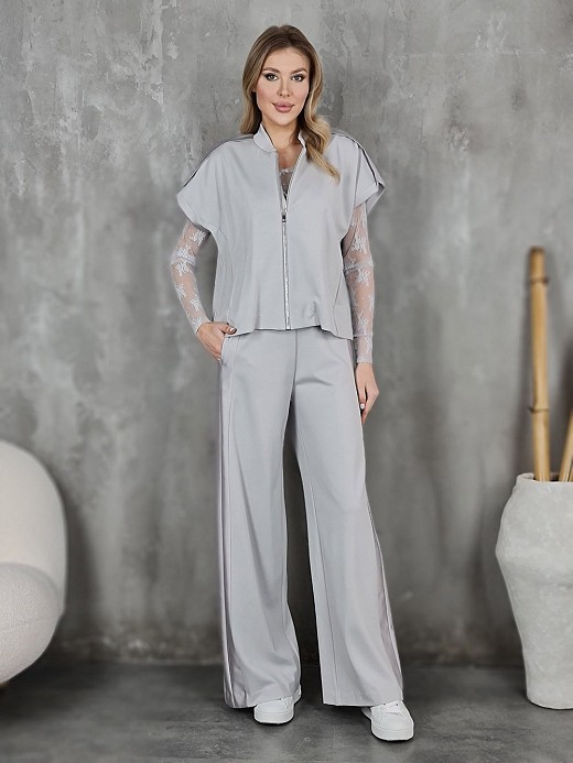 Брюки Imperial на резинке серые