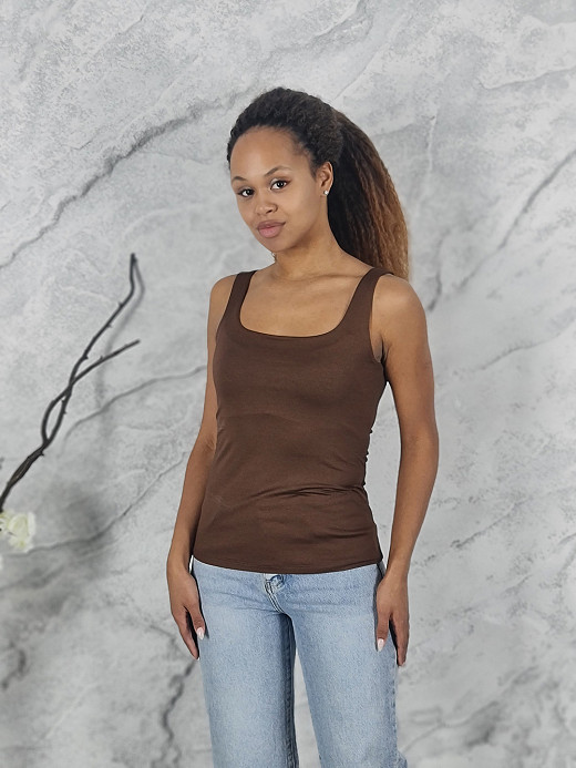 Топ Vicolo базовый шоколад