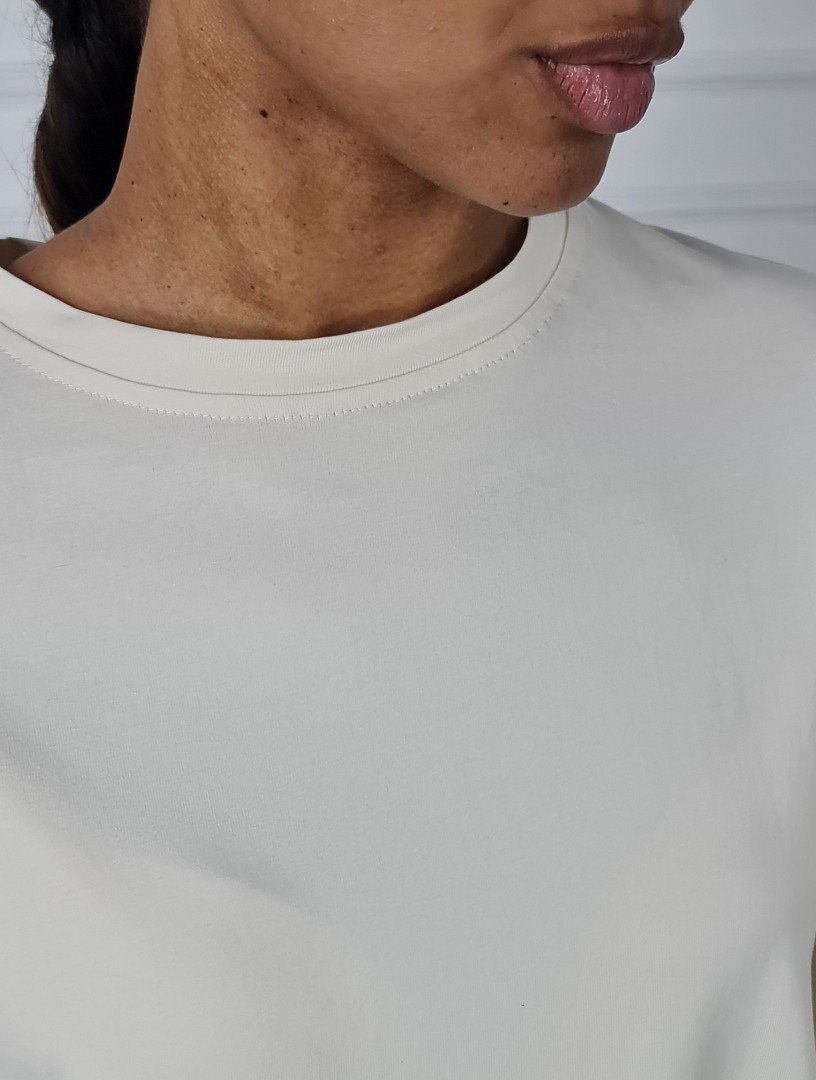 Туника MIHO'S с карамельной подкладкой кремовая, фотография №4