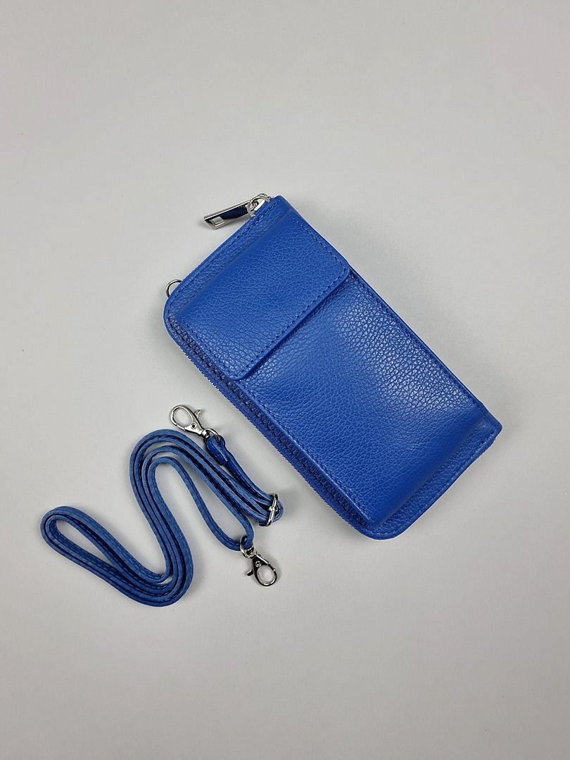 Сумка-клатч My Little Italy на ремешке синяя, фотография №1