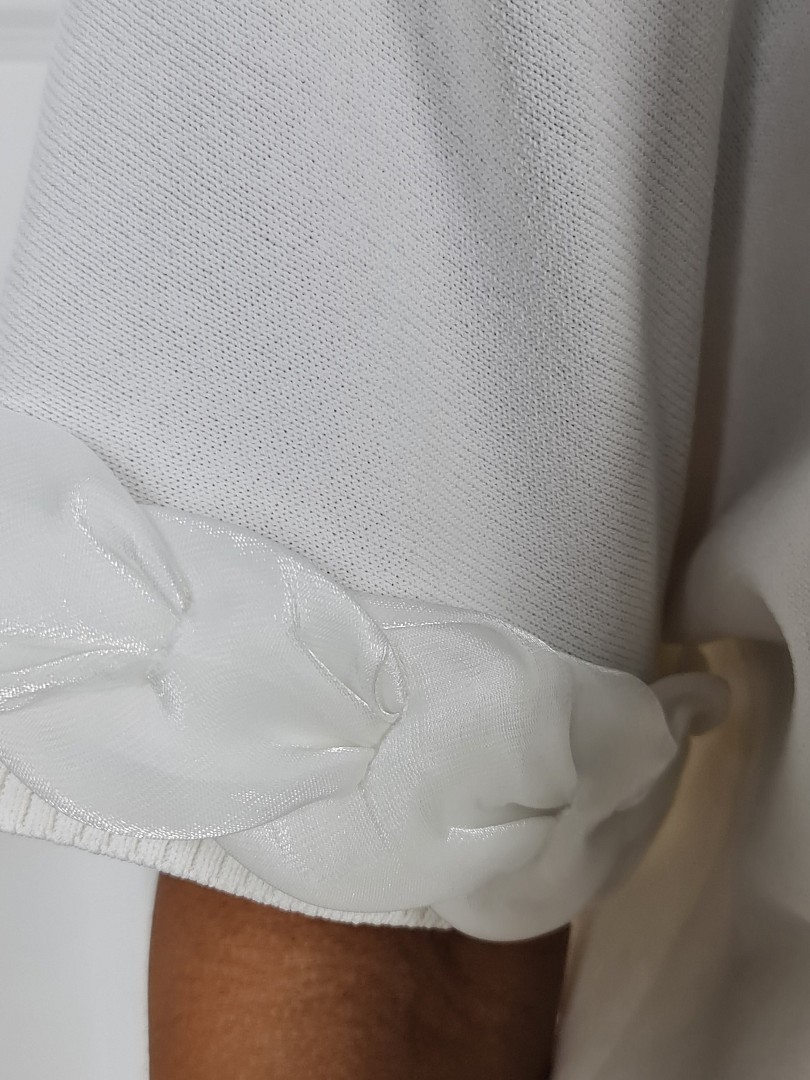 Джемпер BEAUTY WOMEN короткий рукав молочный, фотография №4